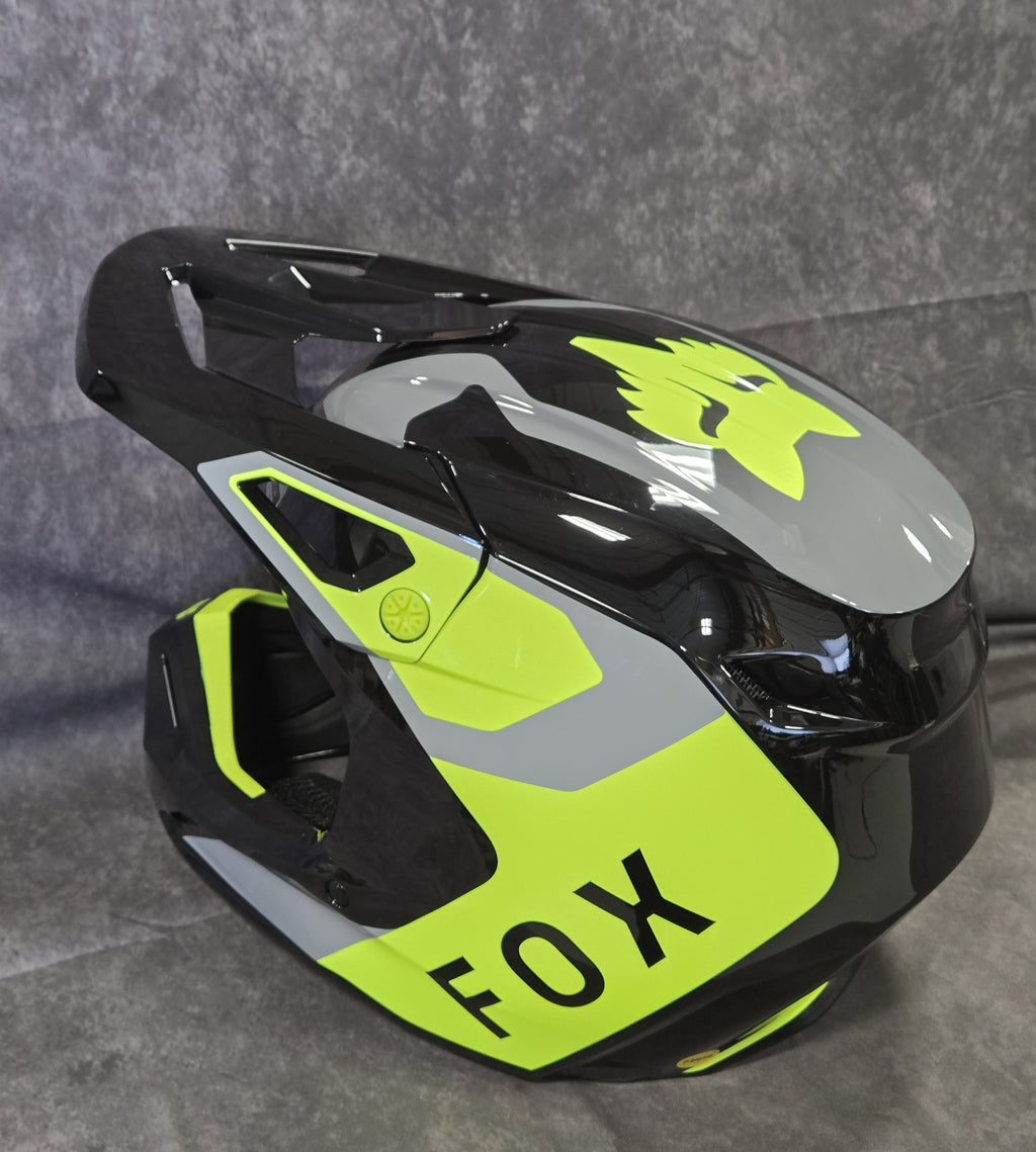 V1 LEAN HELMET [GRY/YLW]