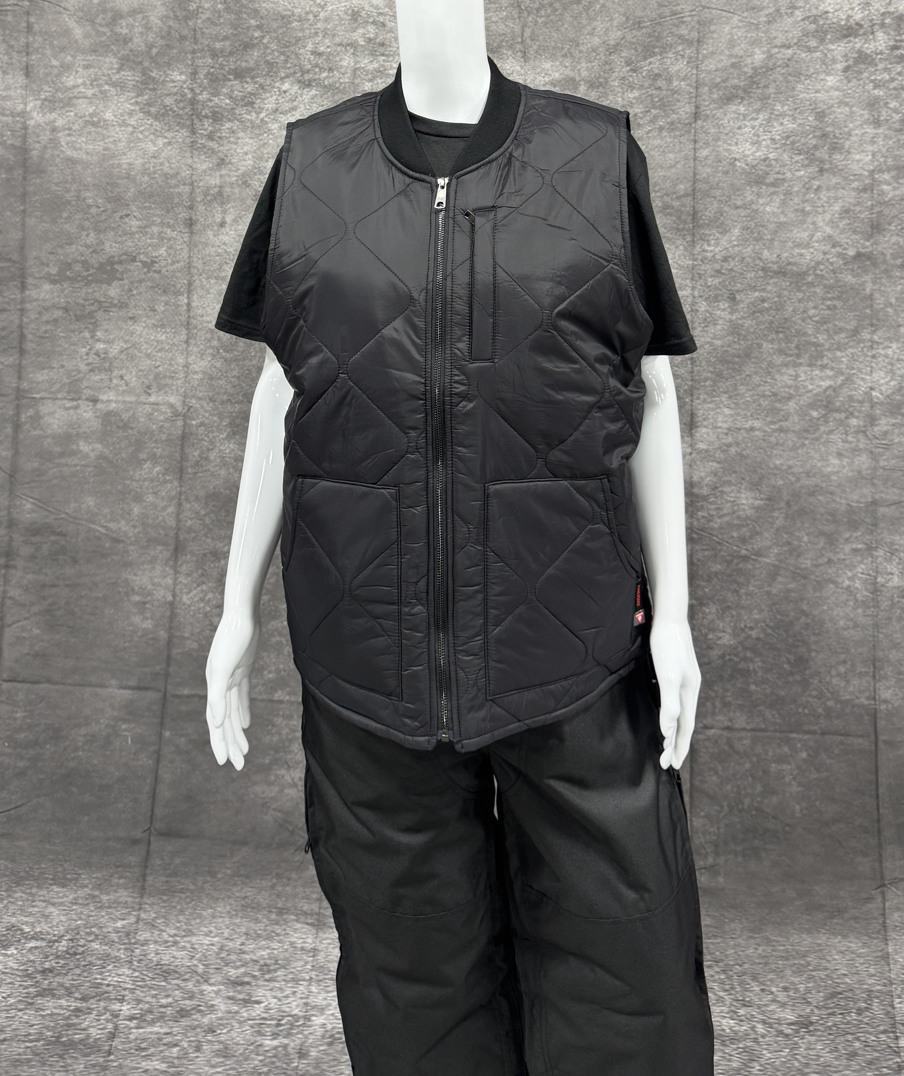 TOUGH DUCK FREEZER QUILTED VEST WITH INSULATION