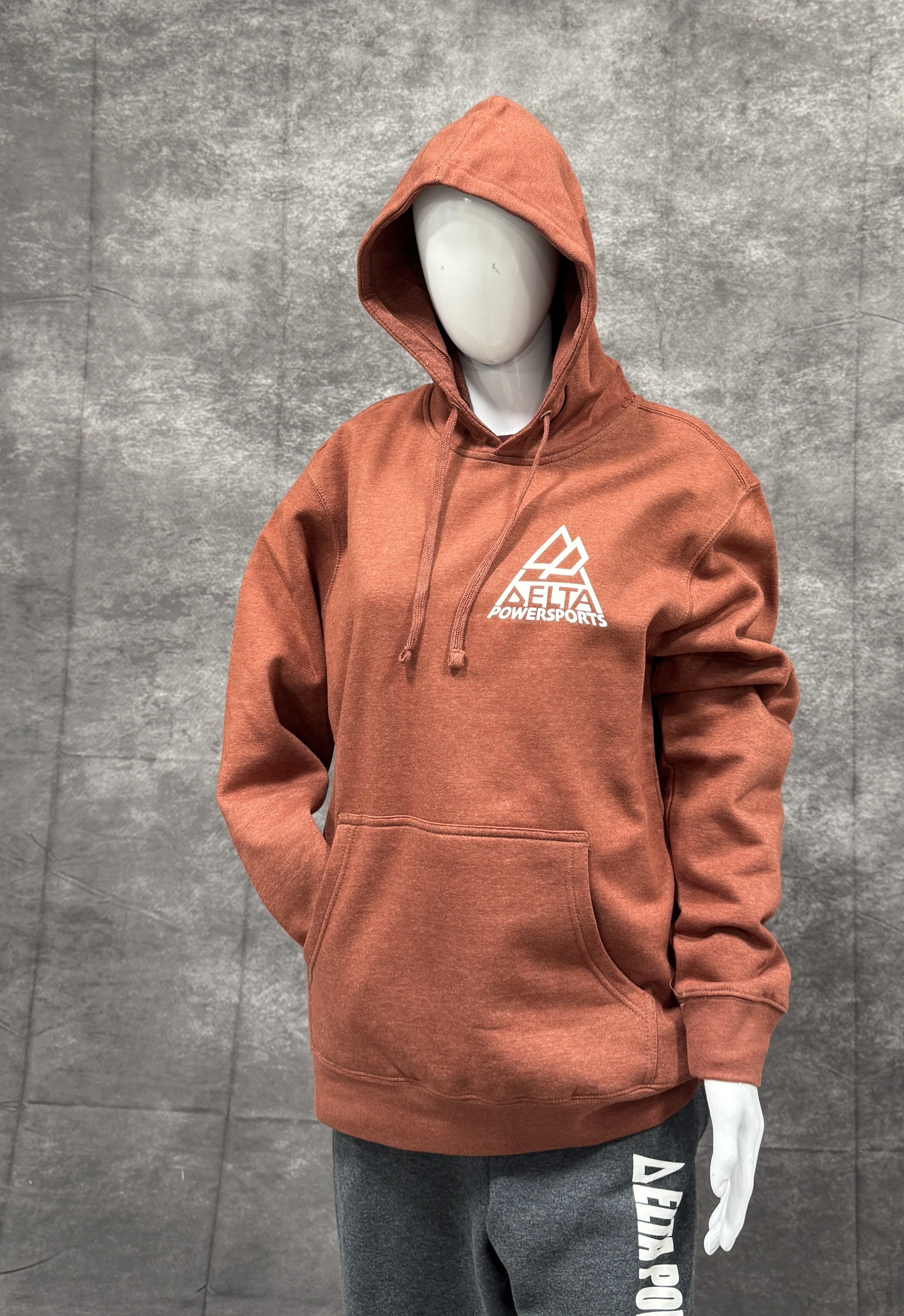 DPS-HOODIE HEATHERED RUSSET