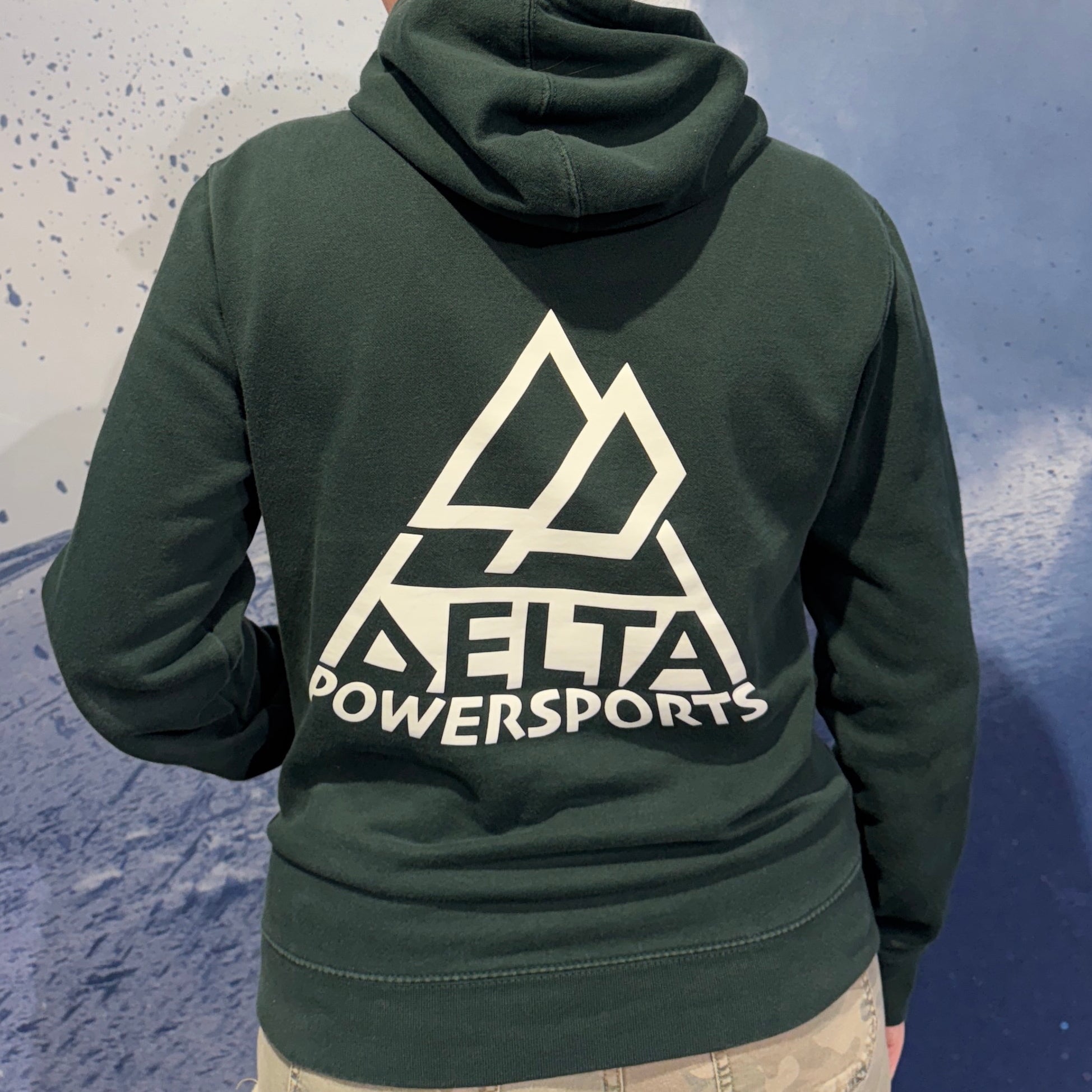 DELTA POWERSPORTS HOODIE FOREST GREEN
